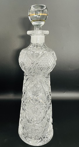 Vintage heavy cut glass - vintage,
