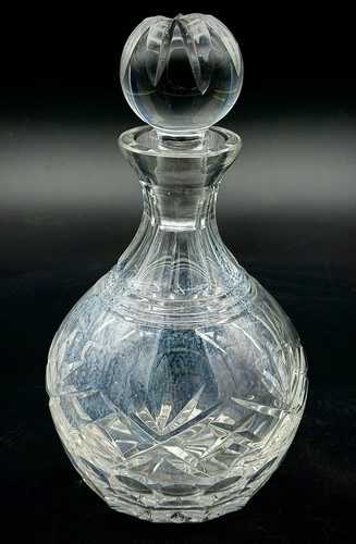 Vintage heavy cut glass - heavy,