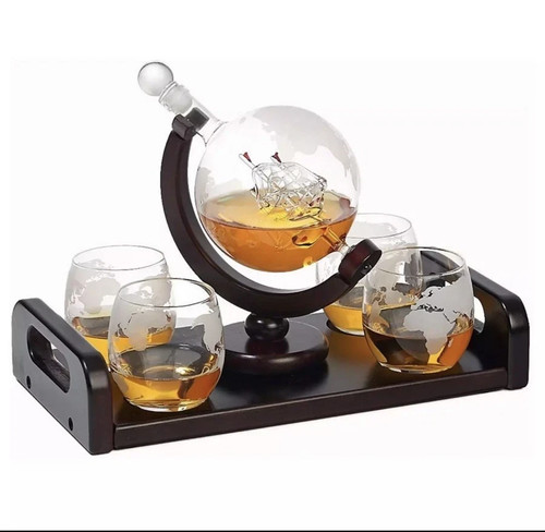 Bezrat globe whisky glass - bezrat,